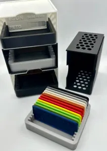Stackable Shelving system for filament sample