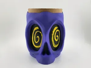 Spools recycling pen brush tool holder paint