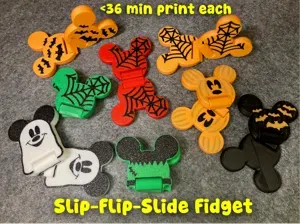 Mickey Mouse Halloween Slip and Slider Fidget Toys