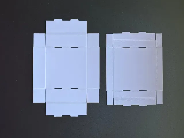 Customizable foldable box with separate lid — Image 3 of 11