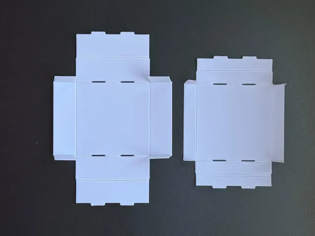 Customizable foldable box with separate lid — Image 4 of 11