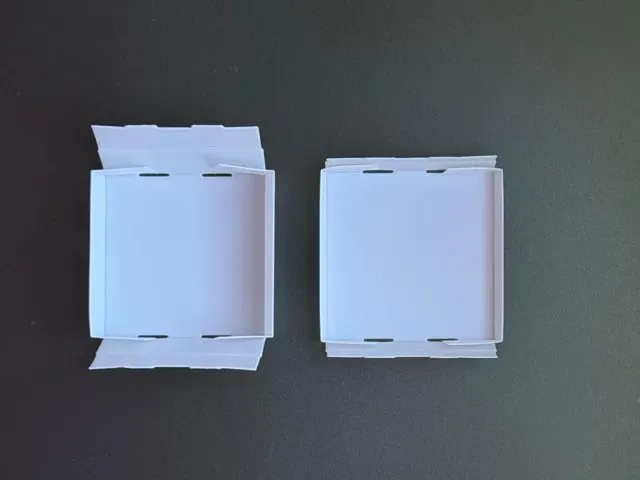 Customizable foldable box with separate lid — Image 6 of 11