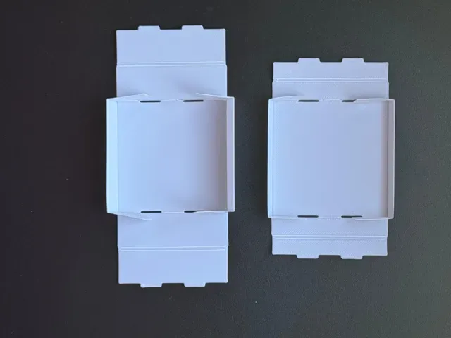 Customizable foldable box with separate lid — Image 5 of 11