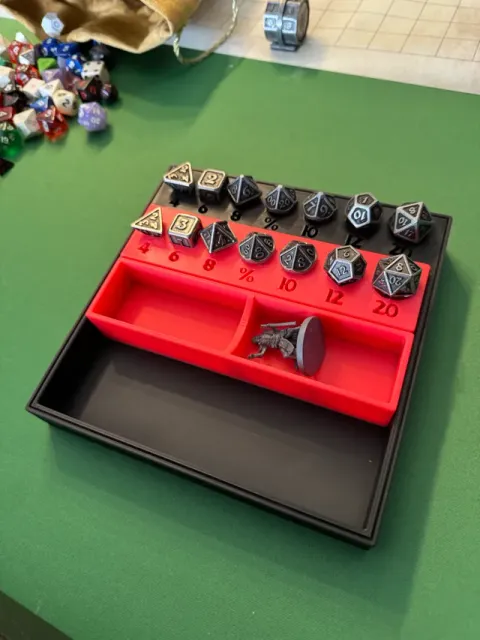 Dungeons & Dragons dice mount, tray, and inserts — Фото 2 из 8