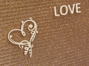 Letter Board ready Fancy Heart