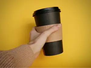 Сoffee cup grip sleeve