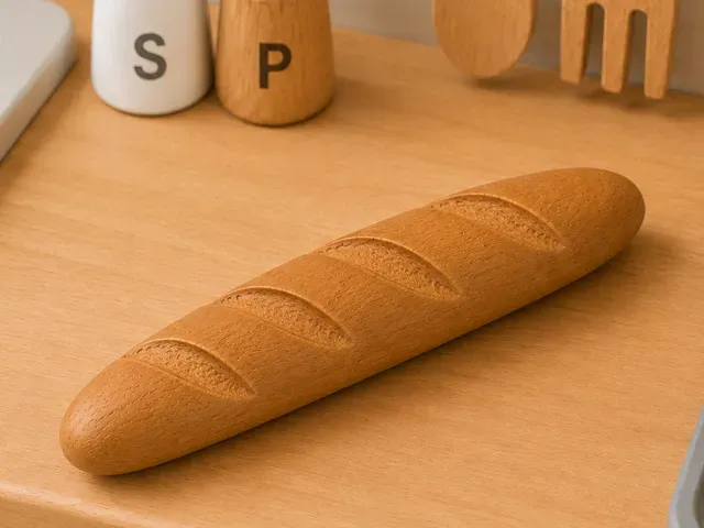 Baguette Spielgebäck für Kinderküche Montessori