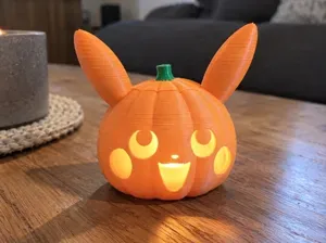 Pikachu Kürbis Teelicht|Pokémon Halloween Tealight