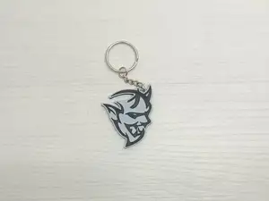 dodge demon keychain logo