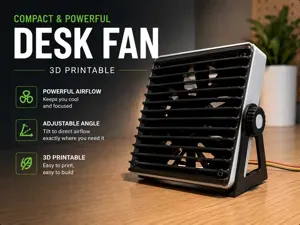 Retro Desktop Fan 120mm