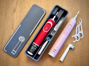 Oral B electric toothbrush travel box slide click