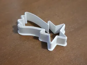 Shooting Star cookie cutter for Christmas