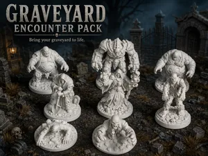 Graveyard Encounter Pack - 50 mm