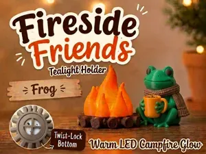 Fireside Friends Tealight Holder Frog