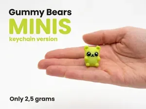 Cute Gummy Bear Minis - Keychain Edition