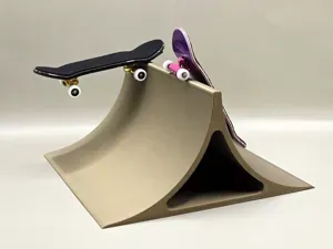 Dual Vert Ramp Fingerboard Trick Obstacle