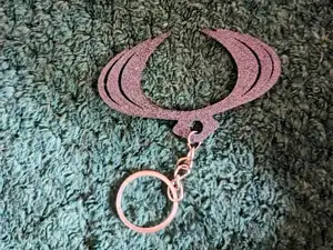 Stylish 3D-Printed Keychain with SsangYong Logo
