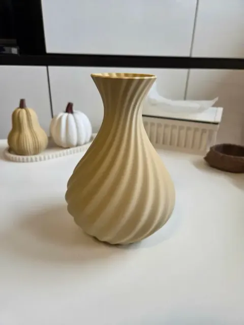 Elegant Spiral Vase – Modern Twisted Decor — Фото 3 из 4