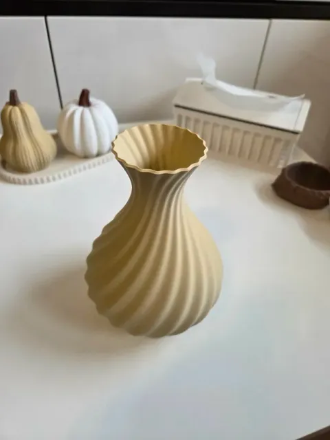 Elegant Spiral Vase – Modern Twisted Decor — Фото 4 из 4