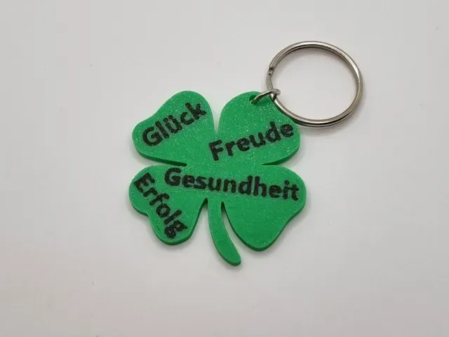 Glücksbringer - Kleeblatt mit Glückscent / Neujahr — Фото 3 из 3