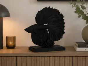 Figurine design poisson Betta