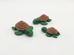 Cute Flexi Turdle + keychain