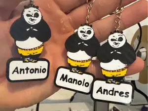 Llavero Kung Fu Panda Personalizado