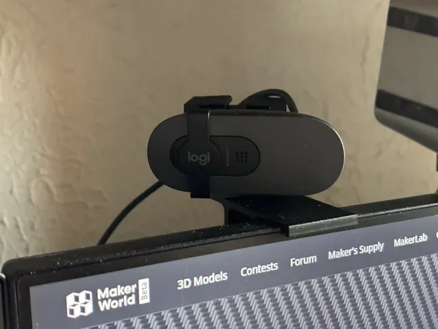 Webcam Logi Brio 100 stand for slim edge monitor — Фото 3 из 6
