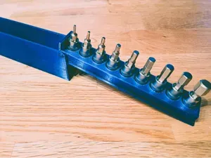 1/4 Hex bit organizer box
