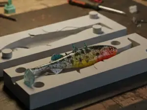 Stickleback Soft Bait Mold Insp. by Westin Stanley