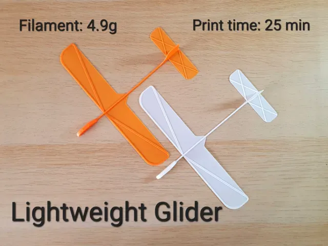 Lightweight Plane Glider - Flies Really Well!