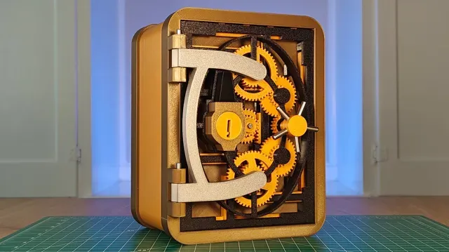 3D Printed Vault with Pin Tumbler Lock