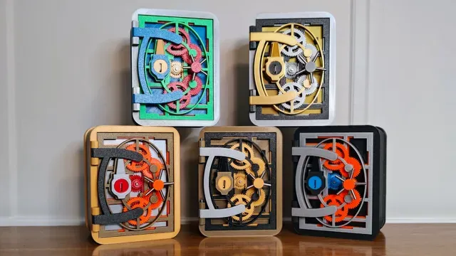 3D Printed Vault with Pin Tumbler Lock — Фото 2 из 4