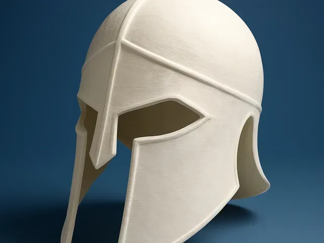Spartan Warrior Helmet — Full-Scale Lore Edition