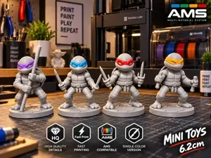 Ninja Turtle Mini Toys – AMS & Single Color