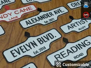 Customizable Street Signs - Any Text!