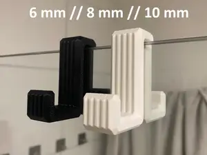 Glass Hook Shower Hook
