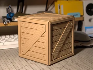 15×15收纳系列-木纹板条箱收纳盒