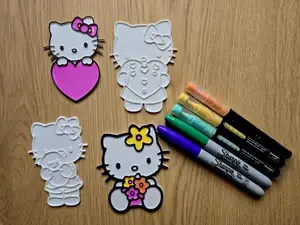 Hello Kitty Cute Kawaii DIY Coloring Pack