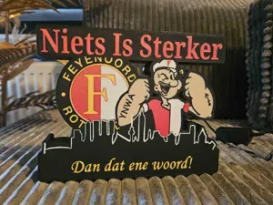 Lightbox! Feyenoord Popeye with skyline LED box