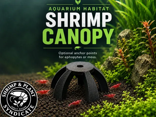 Aquarium Habitat — Shrimp Canopy