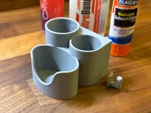 3x Glue bottle holder for Ikea Skadis