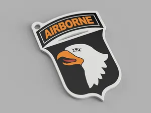 "AIRBORNE" Keychain