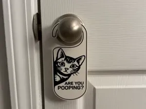 ARE YOU POOPING? - DOOR HANGER