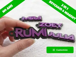 Kpop Demon Hunters Custom Name Keychain/Magnet