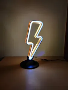 Lightning Bolt LED Lamp