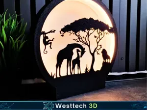 Giraffen LED Lampe