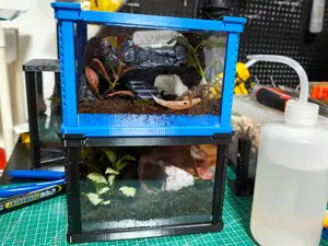 捕鸟蛛跳蛛爬宠饲养盒可堆叠15×10×10cm
