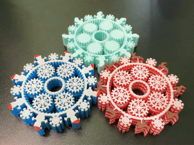 Christmas Fidget Spinners - Animated Winter Toys