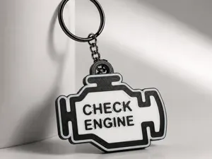 iconic "CHECK ENGINE" warning